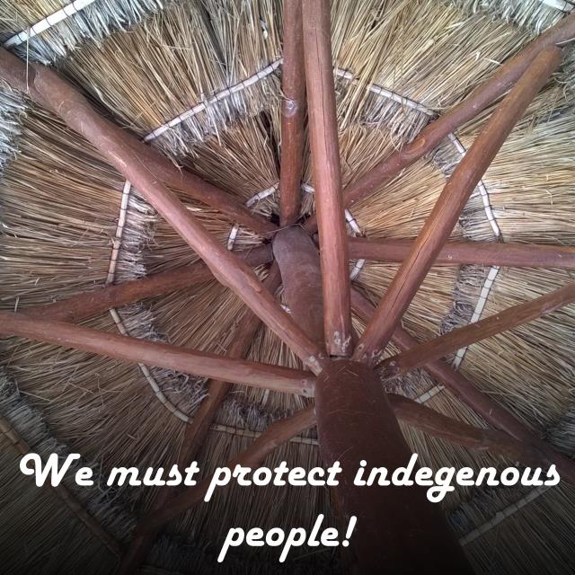 We must protect indegenous people!