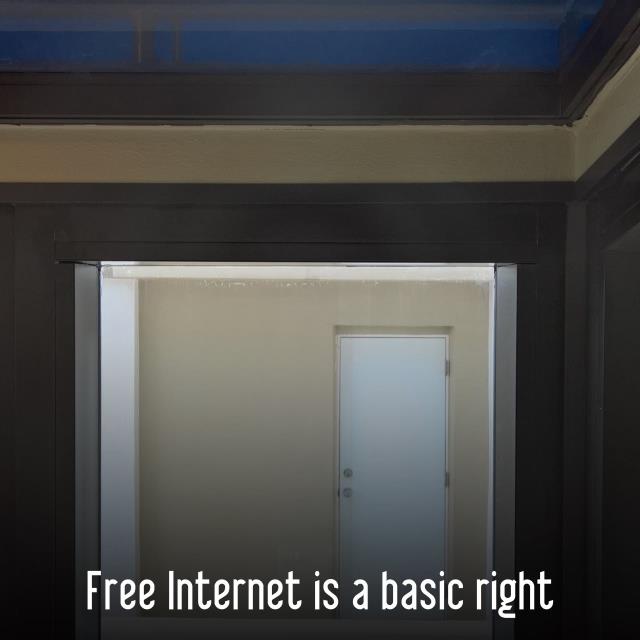 Free Internet is a basic right