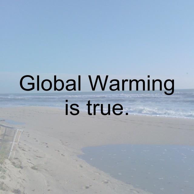 Global Warming is true.