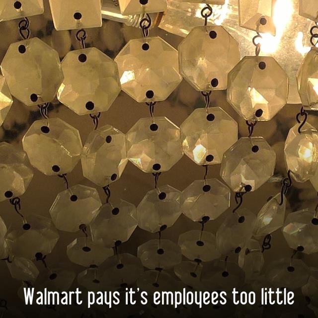 Walmart pays it's employees too little