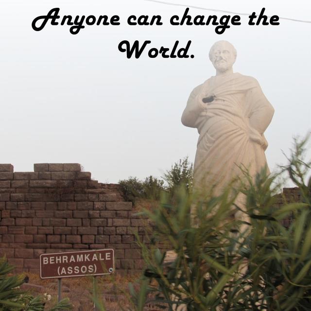 Anyone can change the World.