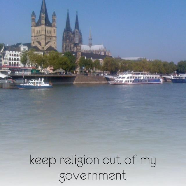 keep religion out of my government