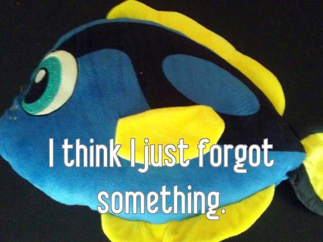 I think I just forgot something.