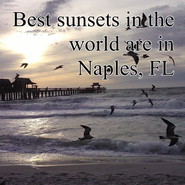 Best sunsets in the world are in Naples, FL