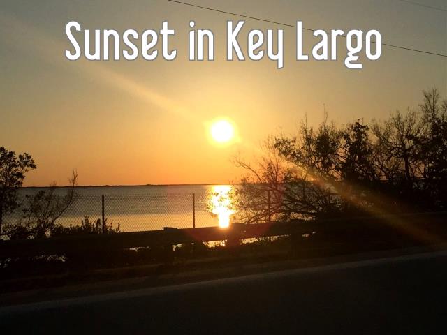 Sunset in Key Largo