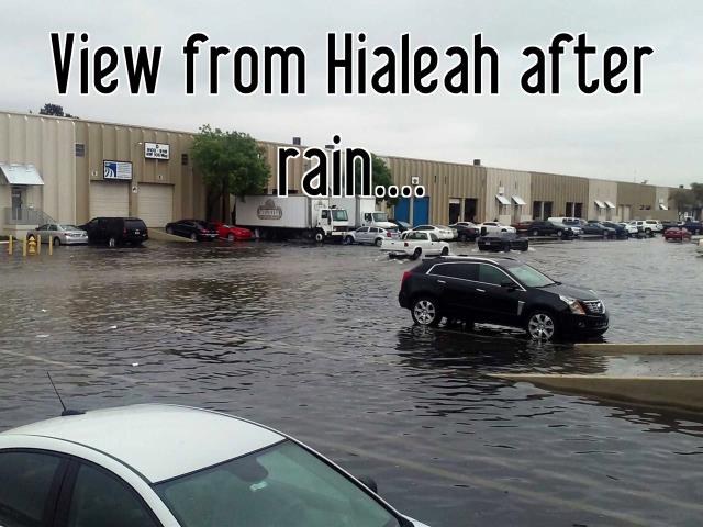 View from Hialeah after rain....